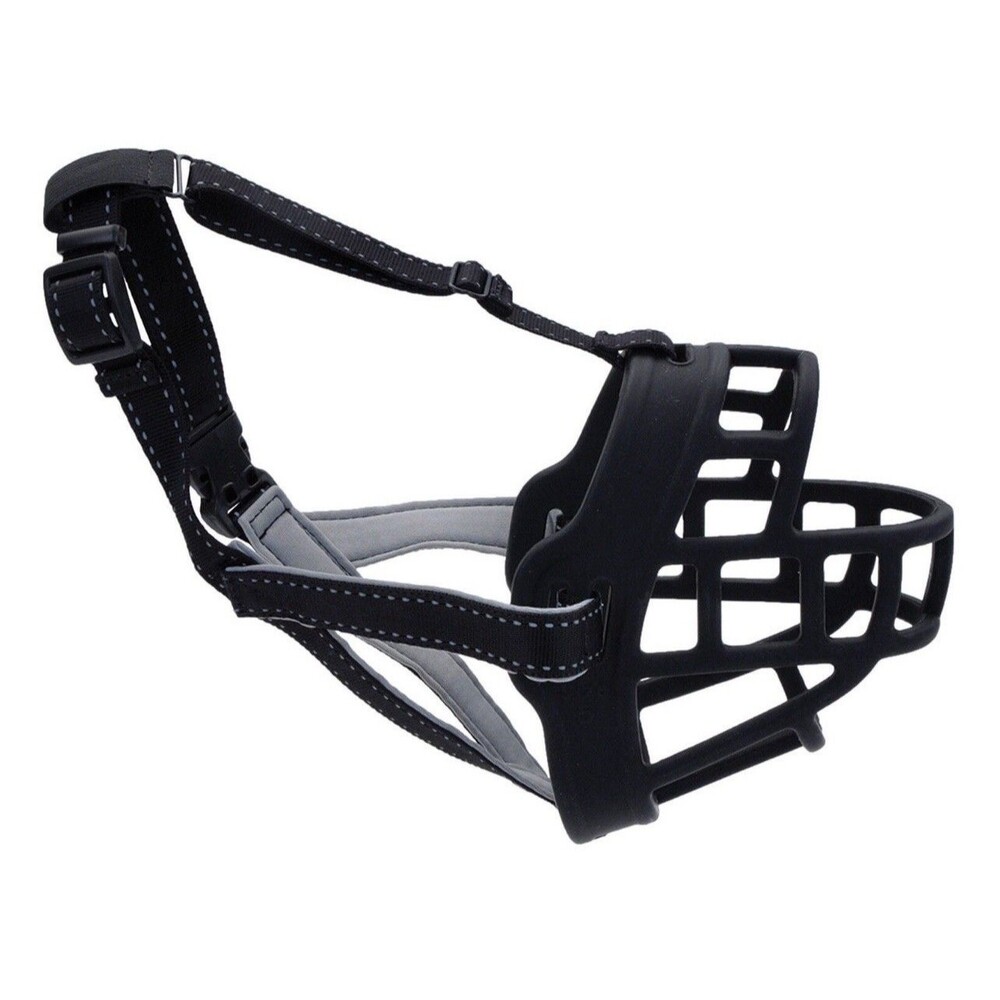 Coastal Soft Basket Muzzle For Dogs Black Size 1 Maltese Toy Poodle